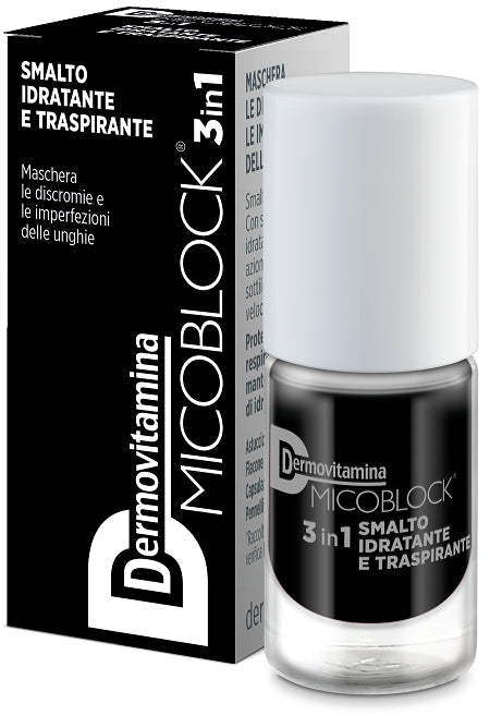 pasquali dermovitamina micoblock 3in1 smalto idratante e traspirante nero 5 ml dermovitamina ean 8032738386080