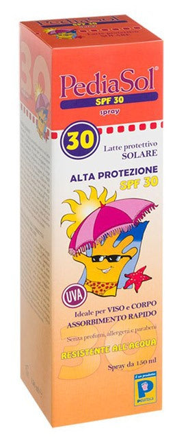 pediatrica pediasol spf 30 latte solare spray 150 ml pediac