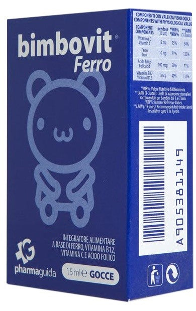 pharmaguida bimbovit ferro gocce 15 ml bimbovit