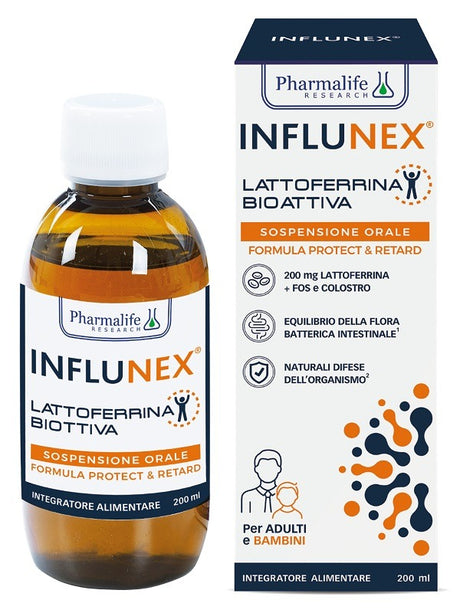 pharmalife research influnex lattoferrina bioattiva 200 ml pharmalife research ean 8052275433764