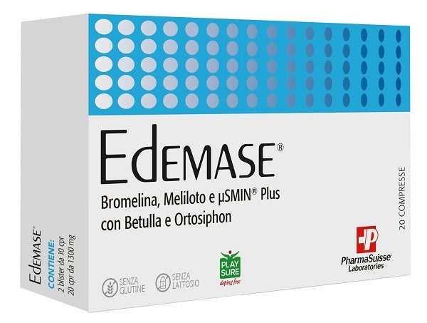 pharmasuisse laboratories spa edemase 20 compresse ean 80995333