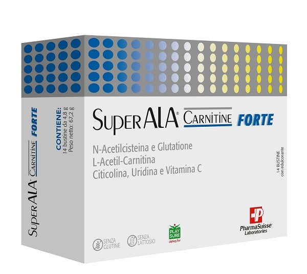 pharmasuisse laboratories spa superala carnitine forte 14 bustine ean 8050593550200