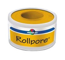 pietrasanta cerotto in rocchetto master aid rollpore tessuto non tessuto 5x5 master aid ean 8032956142420