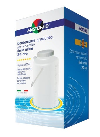 pietrasanta pharma spa contenitore raccolta urina master aid 24 h 2500 ml master aid ean 8032956143687