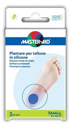 pietrasanta pharma talloniera in due tipologie di silicone master aid footcare small 2 pezzi f2 master aid ean 8032956145032