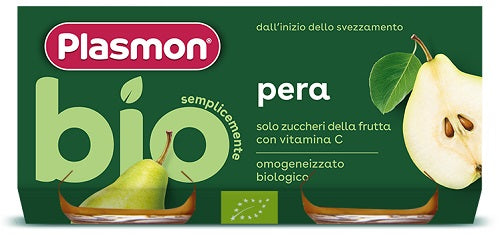 plasmon heinz italia plasmon omogeneizzato bio pera 2 vasetti x 80 g plasmon ean 8001040422274