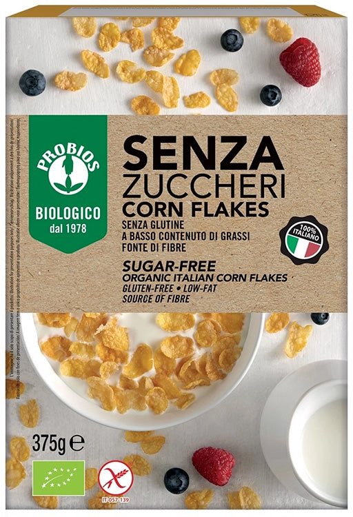 probios societa benefit corn flakes senza zuccheri 375 g probios ean 8018699026326
