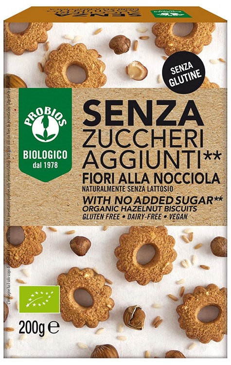 probios societa benefit fiori alla nocciola 200 g probios ean 8018699026678
