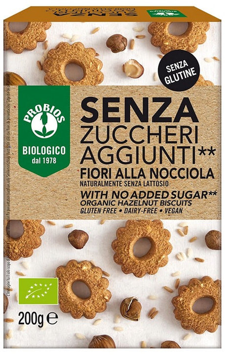 probios societa benefit fiori alla nocciola 200 g probios ean 8018699026678