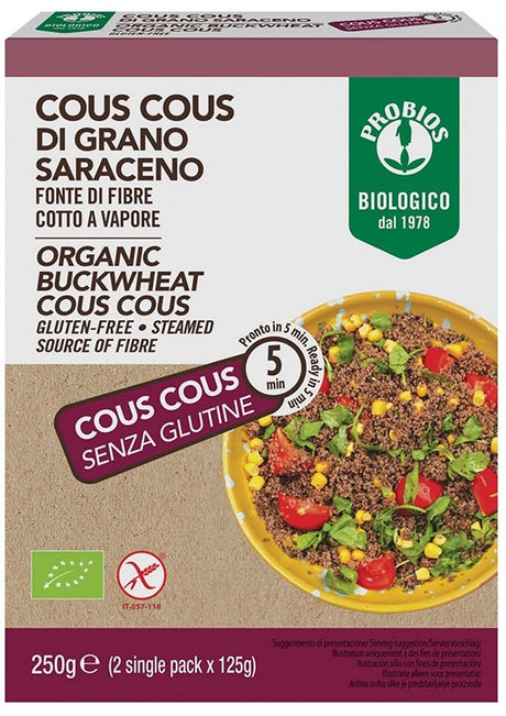 probios societa benefit probios altri cereali easy cous cous saraceno 250 g probios ean 8018699025459