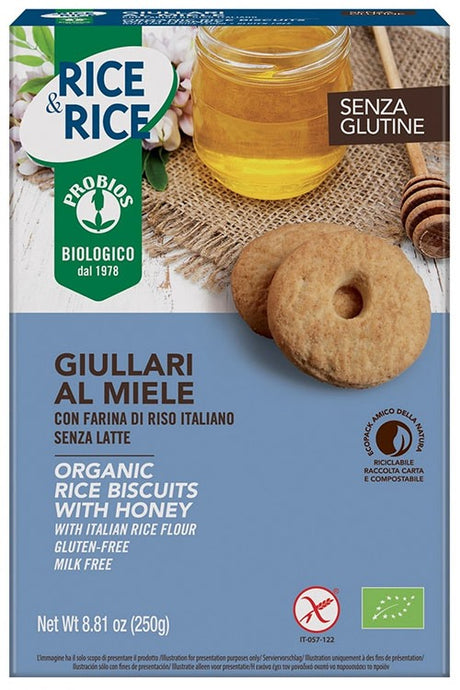 probios societa benefit probios biscotti giullari miele 250 g probios ean 8018699024858