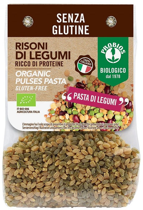 probios societa benefit probios risoni di legumi 250 g probios ean 8018699026333
