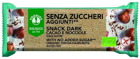 probios societa benefit probios snack dark senza zuccheri aggiunti 25 g probios ean 8018699026319