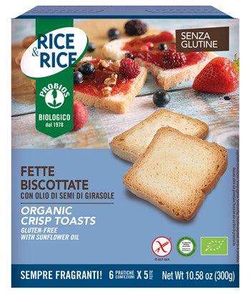 probios societa benefit ricerice fette biscottate con olio di semi di girasole 300 g probios ean 8018699023462