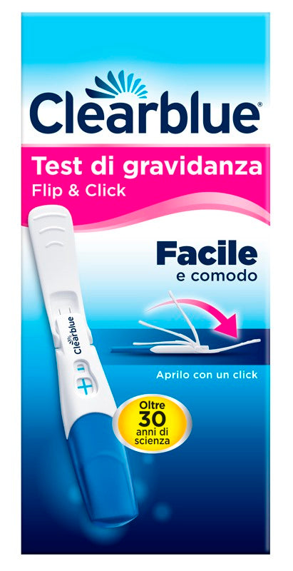 procter clearblu test di gravidanza clearblue flip click 1 pezzo clearblue ean 8001841150802