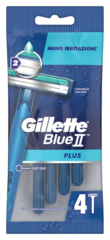 procter gamble gillette blue ii usagetta plus 4 pezzi gillette ean 7702018094684