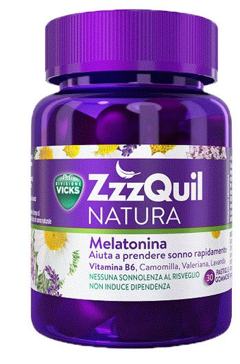 procter gamble vicks zzzquil natura 30 pastiglie gommose vicks ean 8001841297309
