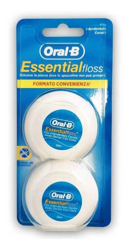 procter oralb essentialfloss filo interdentale cerato 2 pezzi oral b ean 8001841309941