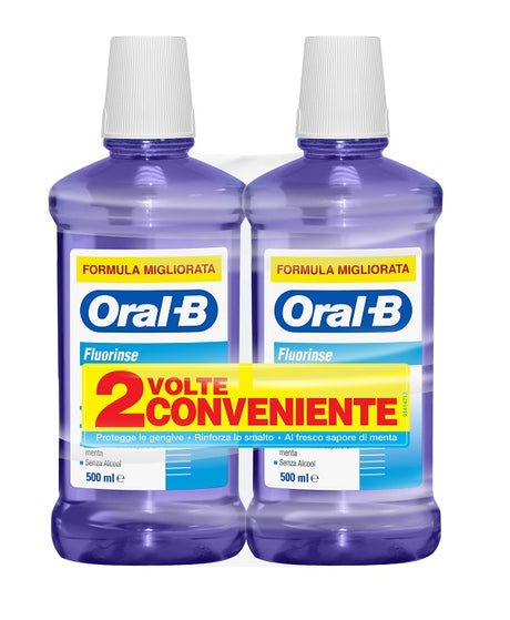 procter oralb fluorinse collutorio anti carie 2 x 500 ml oral b ean 8001841815497