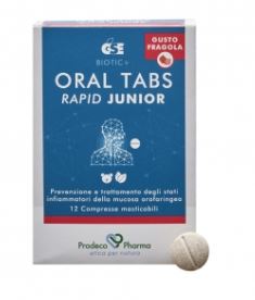 prodeco pharma gse oral tabs rapid junior fragola 12 compresse gse ean 8057968090606