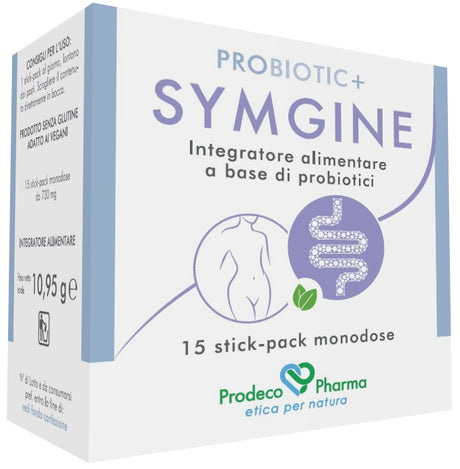 prodeco pharma probiotic symgine 15 sitck pack prodeco pharma ean 8057968090798