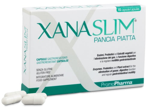 promo pharma xanaslim pancia piatta 15 capsule gastroresistenti promopharma