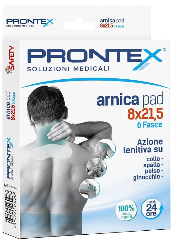 prontex fascia prontex arnica pad 8 x 21 5 6 pezzi prontex ean 8052675160987