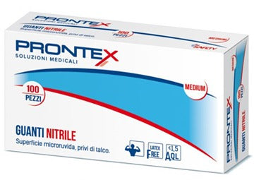 prontex prontex guanto in nitrile senza polvere m 78 100 pezzi prontex