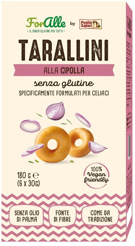 re food foralle tarallini alla cipolla 6 bustine x 30 g foralle ean 8023036000181