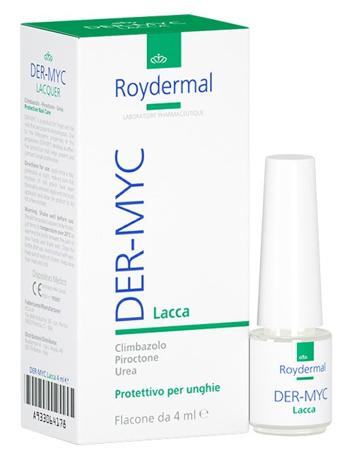 roydermal lacca protettiva per unghie der myc flacone 4 ml roydermal