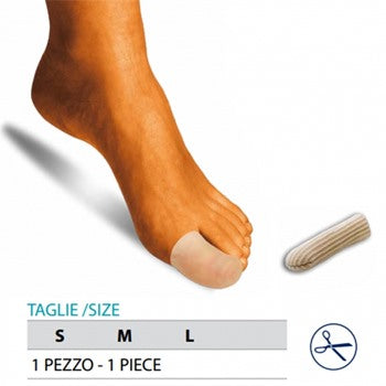 safte orione ok ped g105 cappuccio proteggi dita gel polimero rivestito tessuto l 1 pezzo orione ean 8056045437815