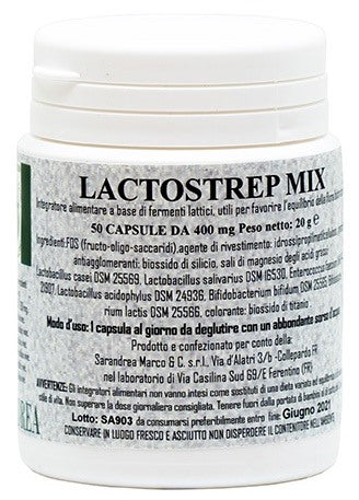 sarandrea marco c srl lactostrep mix 500 macerato glicerico 50 capsule ean 8015127209696