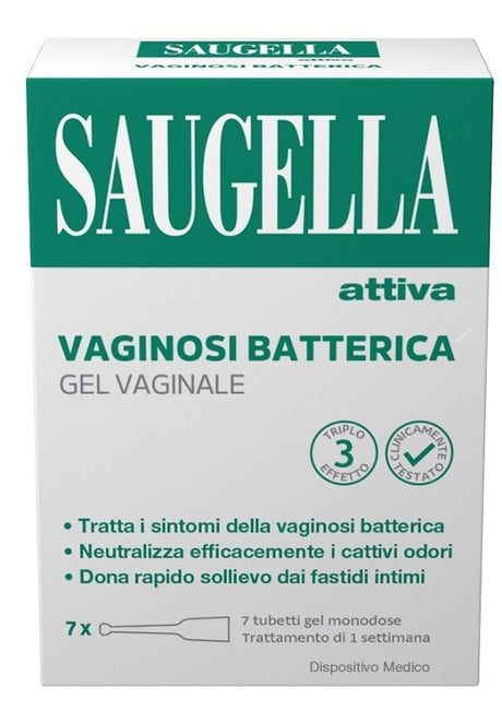saugella saugella attiva vaginosi batterica gel vaginale 7 tubetti monodose saugella ean 7350094521459