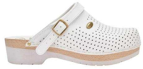 scholl shoes clog scomf bs ce bycast unisex white woods bianco 37 scholls ean 5038483320235