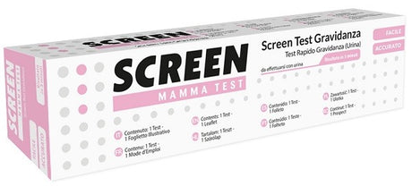 screen italia srl screen test ormone hcg gravidanza nellurina screen test hcg 1 pezzo screen italia ean 8059015832825