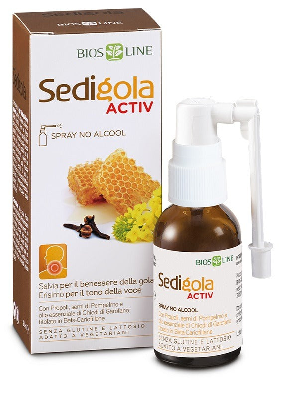 sedigola apix sedigola activ spray gola 30 ml sedigola ean 8030243035851