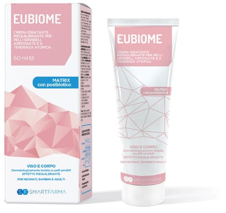 smartfarma eubiome crema idratante riequilibrante pelli sensibili arrossate tendenza atopica 150 ml smart farma ean 8051128320152