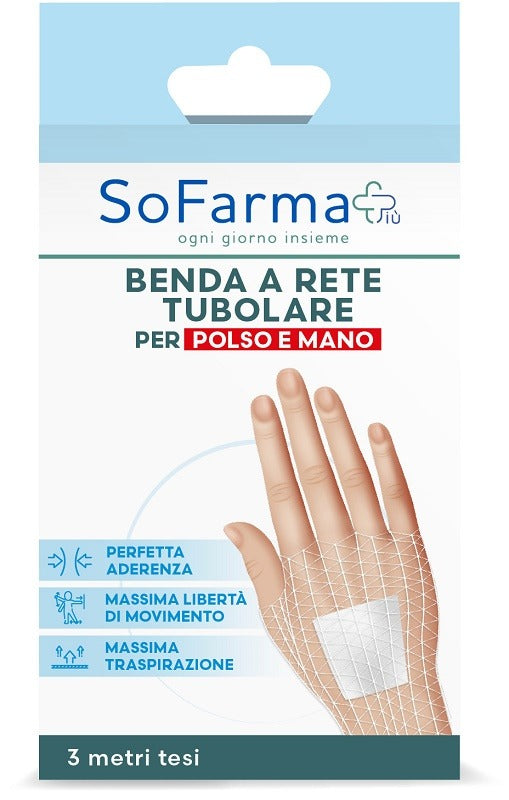 sofarmapiu benda a rete tubolare sofarmapiu per polso e mano 3 metri tesi sofarmapiu ean 8388766675666