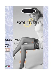 solidea by calzificio pinelli marilyn 70 sheer calza autoreggente blu scuro 4 solidea ean 8300496013921
