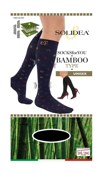 solidea by calzificio pinelli socks for you bamboo type gambaletto nero m solidea ean 8300496063490