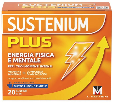 sustenium sustenium plus limone e miele 20 bustine da 8 g sustenium ean 8059591081167
