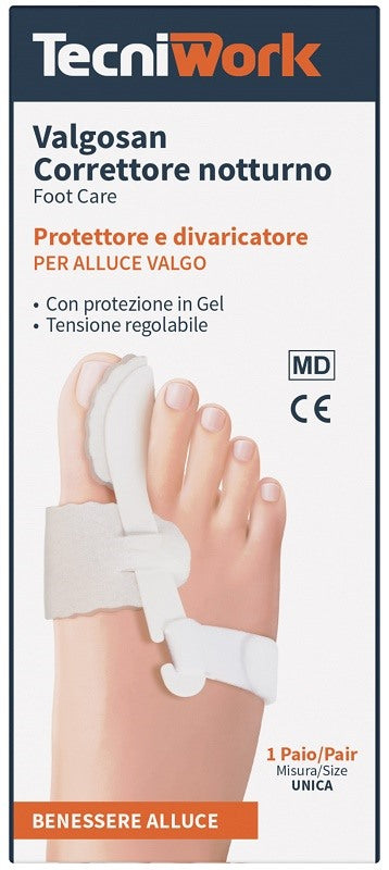 tecniwork correttore notturno per alluce valgo misura unica valgosan 1 paio tecniwork ean 8023568259330
