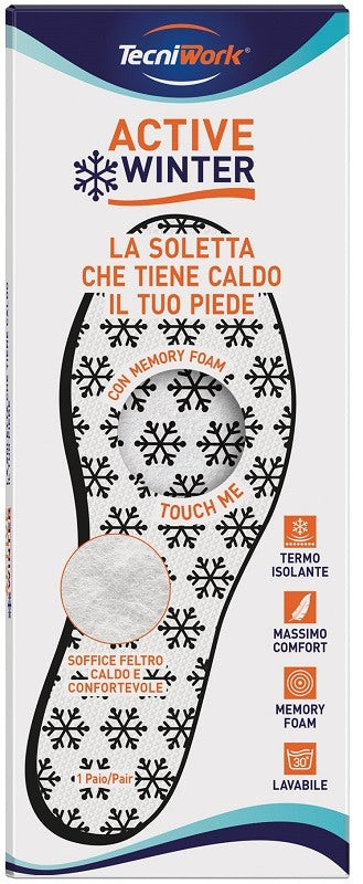 tecniwork solette memory foam active winter 35 tecniwork ean 8023568272636