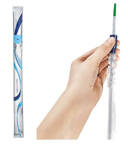 teleflex medical uro catetere vescicale autolubrificante liquick x treme rivestimento idrofilo diametro ch14 lunghezza 20 cm punta ergothan 2 fori sfalsati 30 pezzi teleflex medical