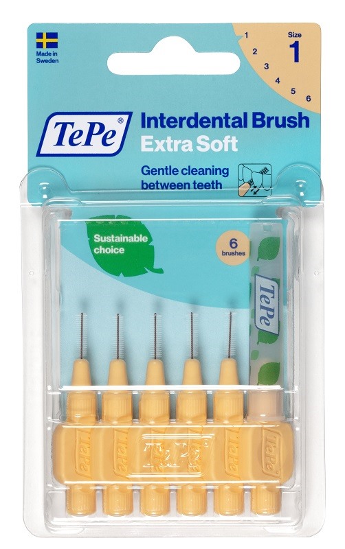 tepe prodotti ig orale tepe scovolino xsoft arancione 045 mm 6 pezzi tepe ean 7317400013114