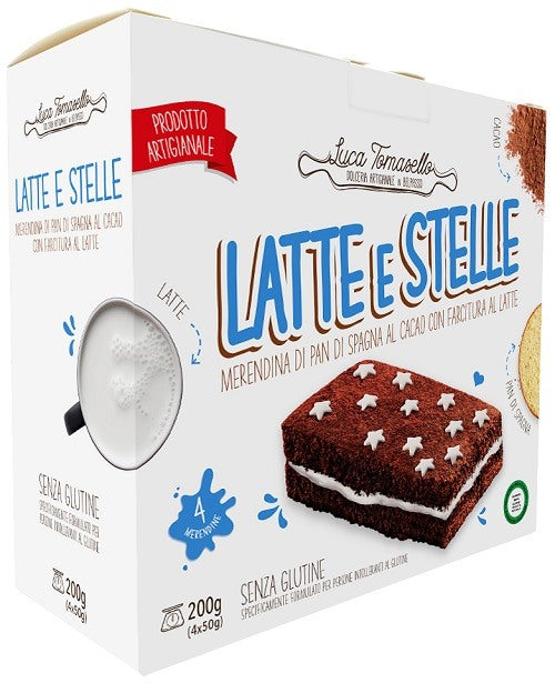 tomasello luca merendina latte e stelle 200 g ean 8055060380243