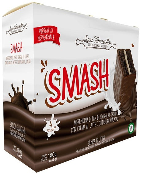 tomasello luca smash merendina pan di spagna copertura 180 g ean 8055060380380