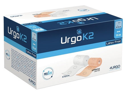 urgo medical italia bendaggio urgok2 latex free kit bendaggio t2 caviglia 25 32 2 pezzi 10 cm urgo ean 3546890029556
