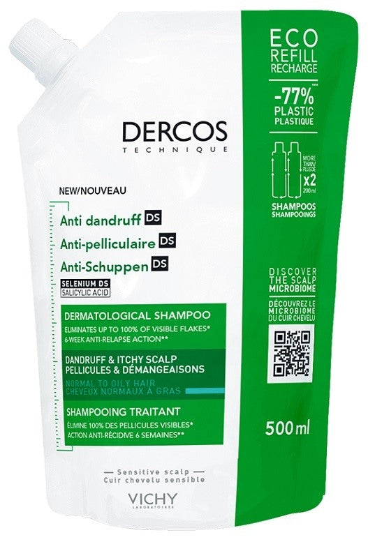 vichy loreal italia dercos eco ricarica shampoo anti forfora 500 ml vichy ean 3337875787192