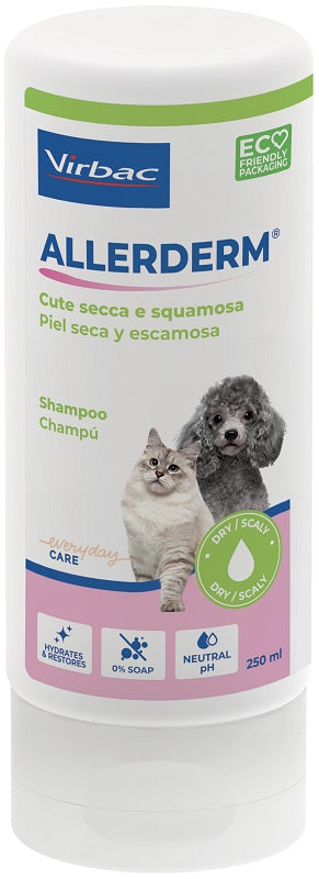 virbac allerderm shampoo cute secca e squamosa 250 ml virbac ean 3597134006635